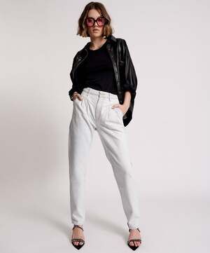 NWT One Teaspoon Sz 26 Streetwalkers Yoke Waist Straight Leg Trouser Denim Jeans